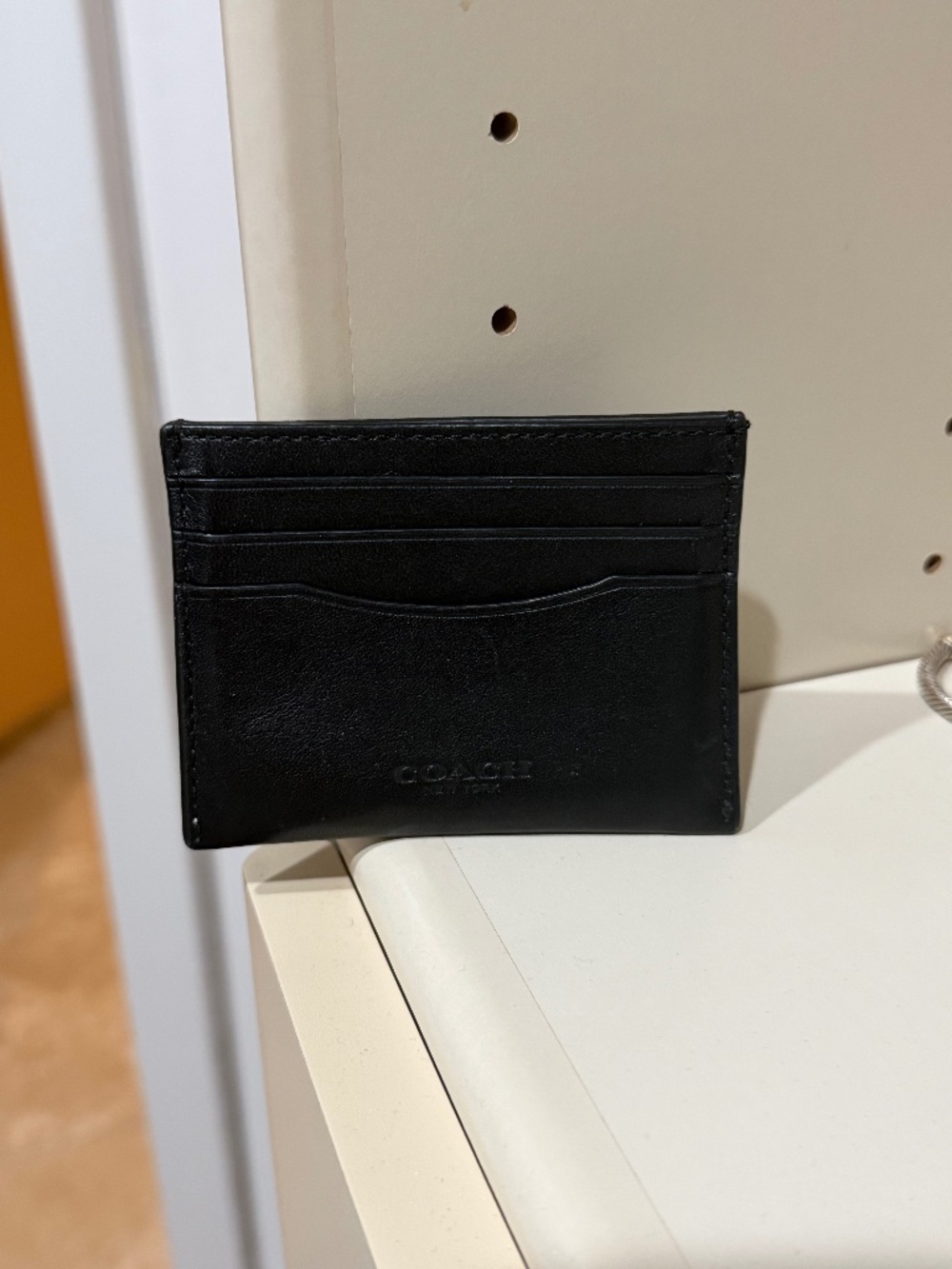 Coach black card case